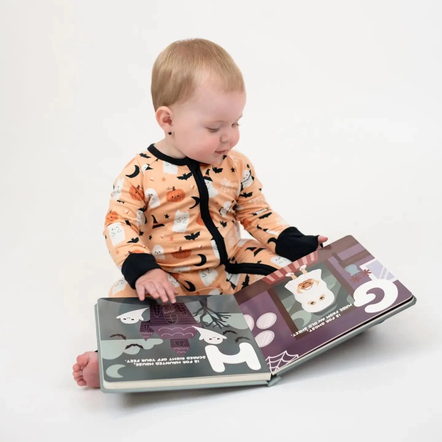 Boo-Tastic Halloween Glow in the Dark Bamboo Baby Pajamas Emerson and Friends Lil Tulips