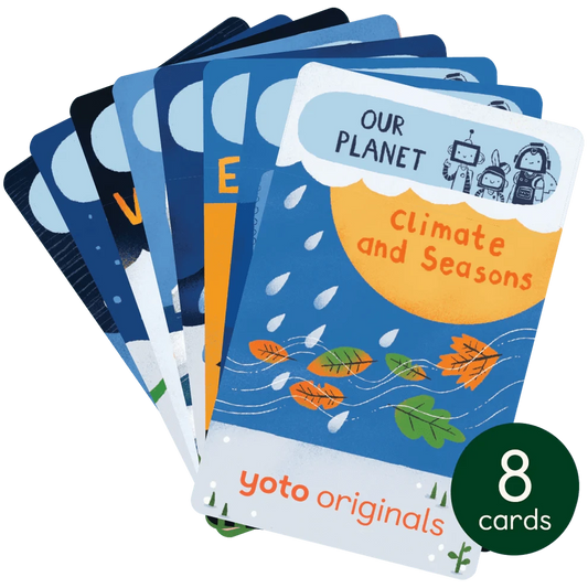 BrainBots: Our Planet - 8 Audiobook Cards Yoto Lil Tulips