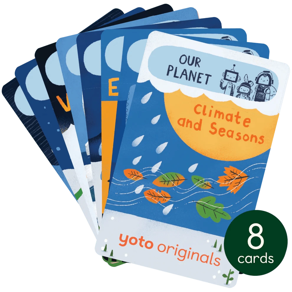BrainBots: Our Planet - 8 Audiobook Cards Yoto Lil Tulips