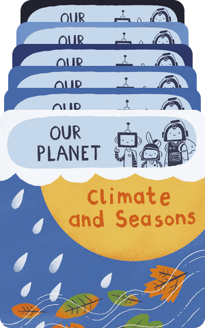 BrainBots: Our Planet - 8 Audiobook Cards Yoto Lil Tulips