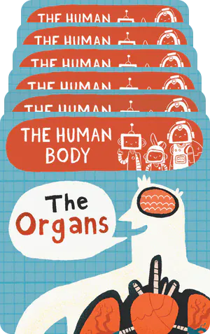 BrainBots: The Human Body - 8 Audiobook Cards Yoto Lil Tulips