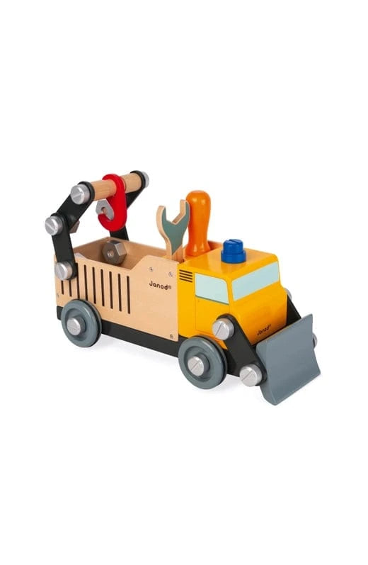 Brico' Kids Construction Truck 2 in 1: Build & Play Janod Baby Toys & Activity Equipment Lil Tulips