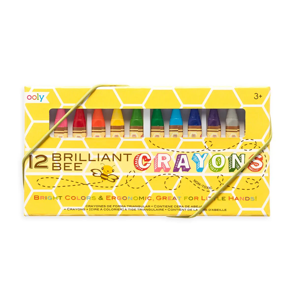 Brilliant Bee Crayons - Set of 12 OOLY Lil Tulips