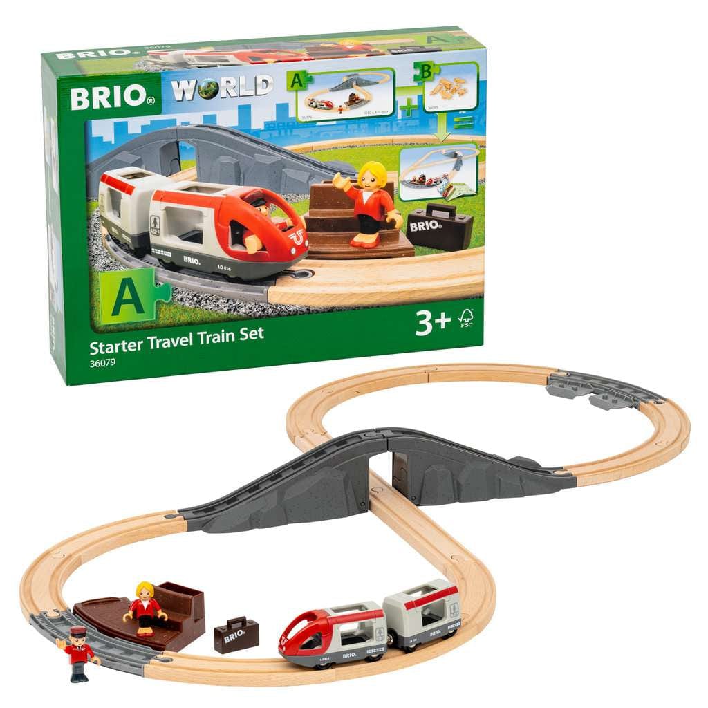 BRIO World – 36079 Starter Travel Train Set Brio Model Trains & Train Sets Lil Tulips