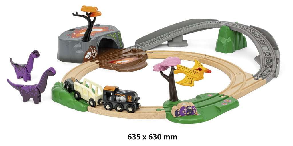 BRIO World – 36094 Dinosaur Adventure Set Brio Model Trains & Train Sets Lil Tulips