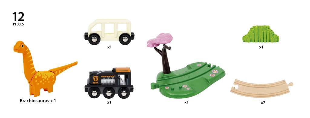 BRIO World – 36098 Dinosaur Circle Set Brio Model Trains & Train Sets Lil Tulips