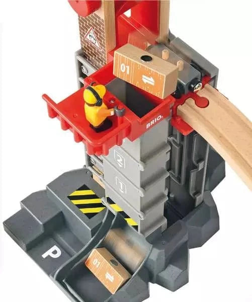BRIO World Train Set Lift & Load Warehouse Set Brio Model Trains & Train Sets Lil Tulips