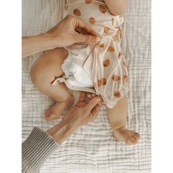 Bubble Romper - Strawberry Gunamuna Lil Tulips