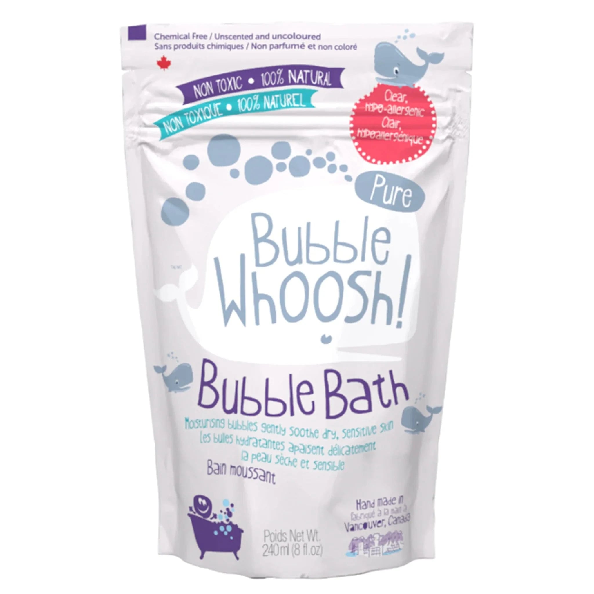 Bubble Whoosh Pure - Clear (Unscented) Loot Toy Co. Lil Tulips