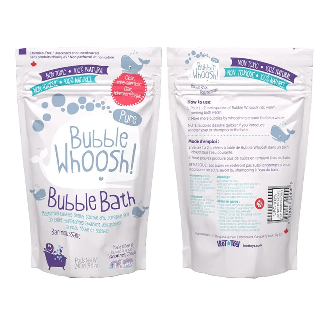 Bubble Whoosh Pure - Clear (Unscented) Loot Toy Co. Lil Tulips