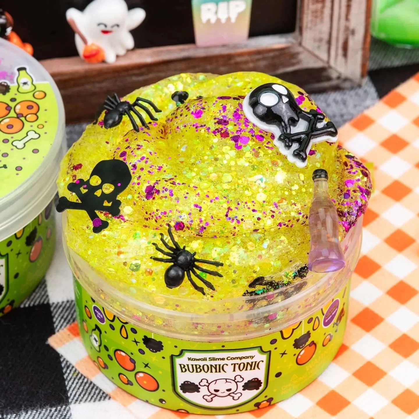 Bubonic Tonic Clear Glitter Slime Kawaii Slime Company Lil Tulips
