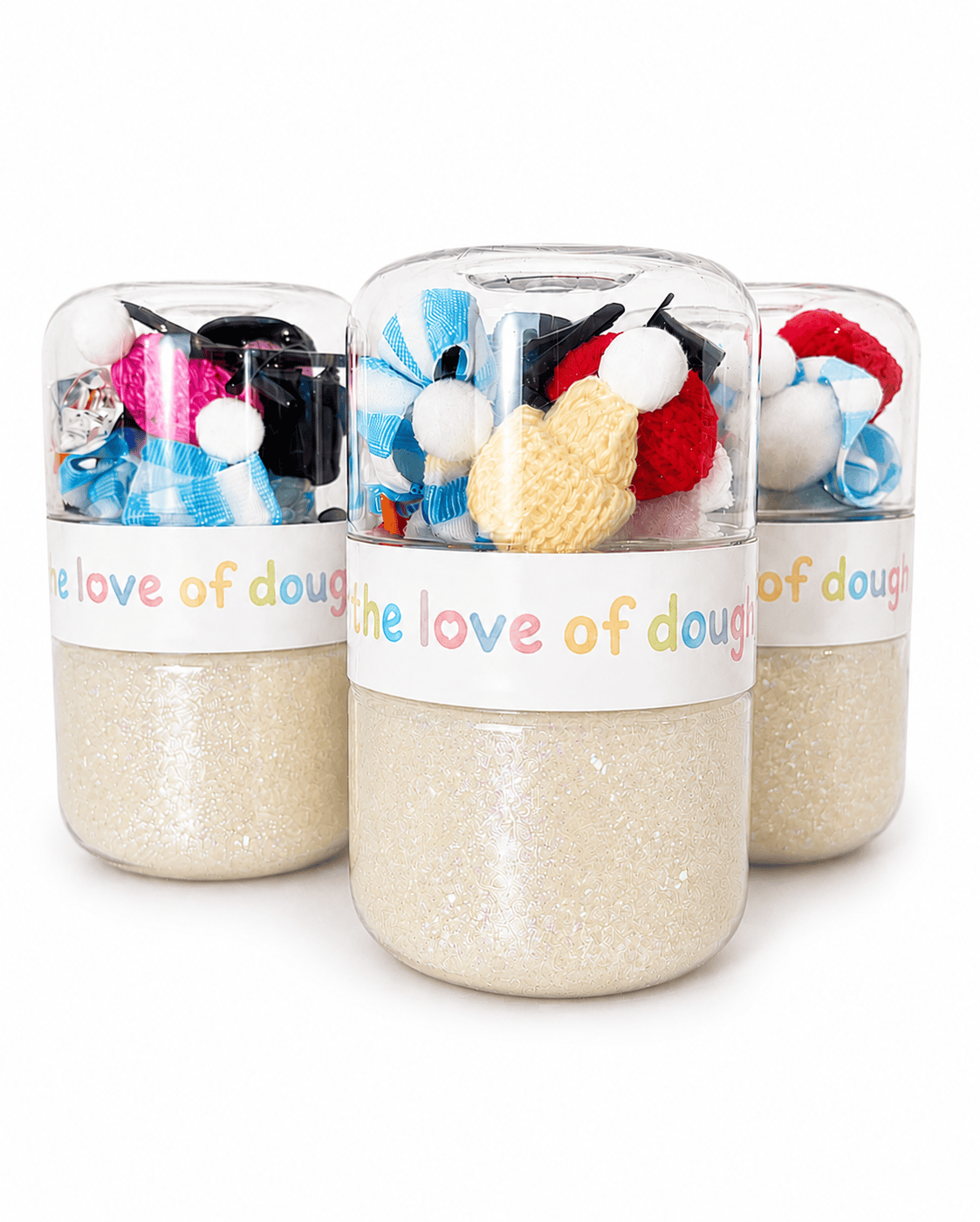 Build-A-Snowman Sensory Dough Double Jar For the Love of Dough Co. Lil Tulips