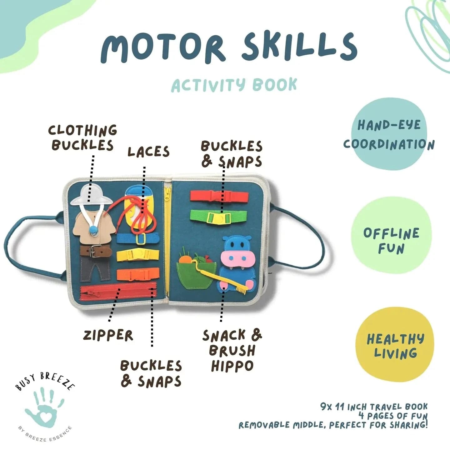 Busy Board- Jungle Breeze Essence Inc. Lil Tulips