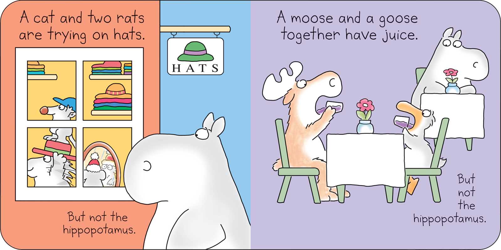 But Not the Hippopotamus - Board Book Sandra Boynton Books Lil Tulips