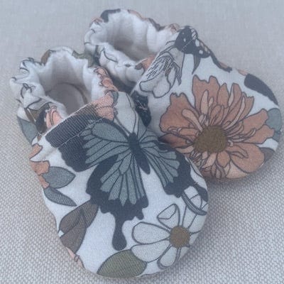 Butterfly Garden Organic Slippers Snow + Arrow Lil Tulips
