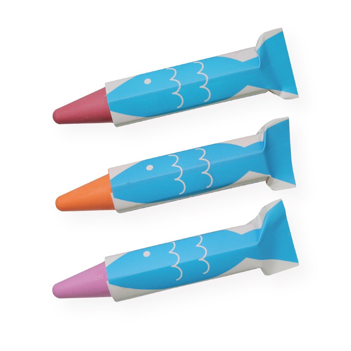 Kitpas Bath Crayons 3 Colors - Coral