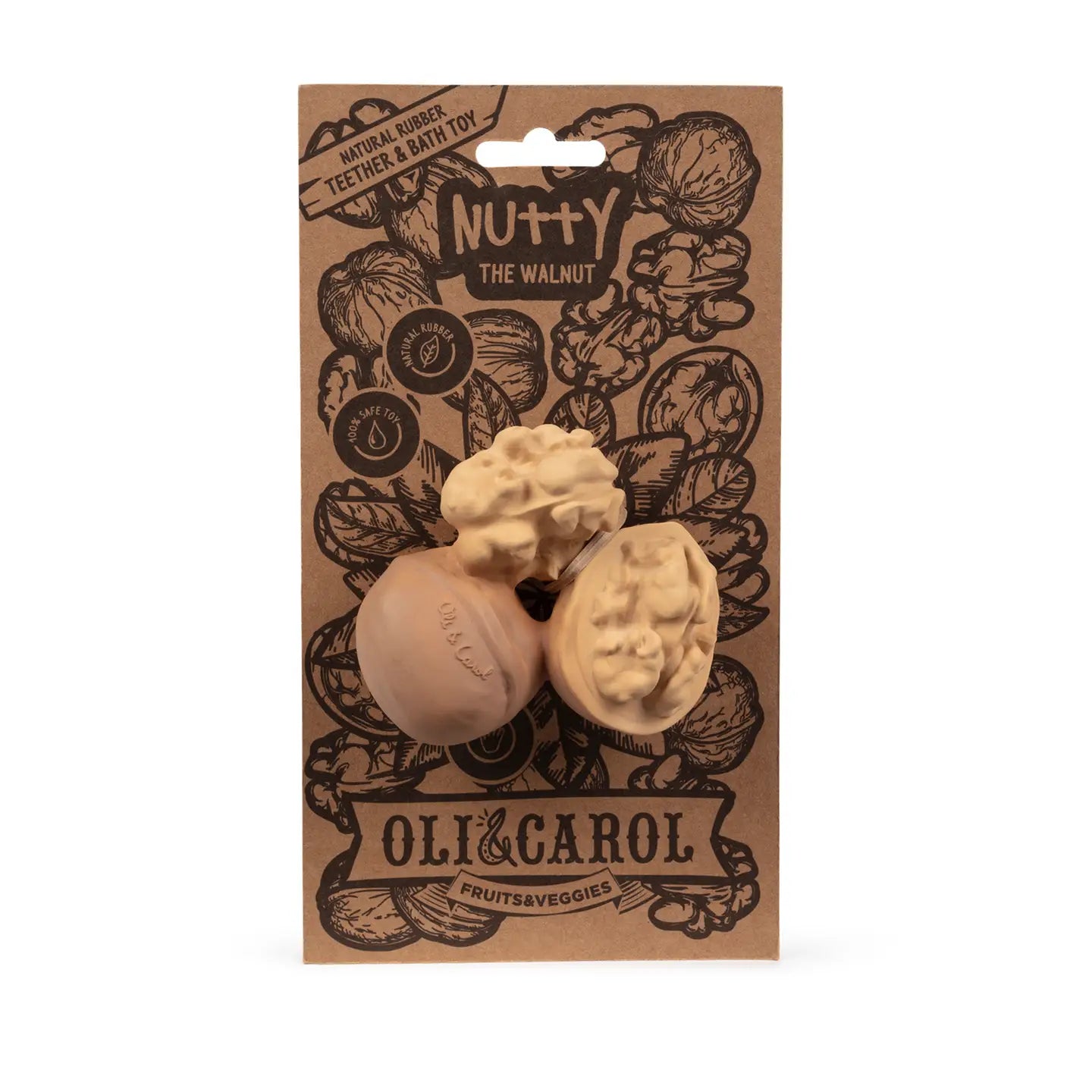 Nutty the Walnut Teether Toy*