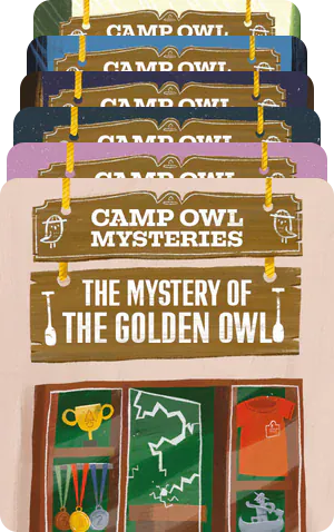 Camp Owl Mysteries - Audiobook Cards Yoto Lil Tulips