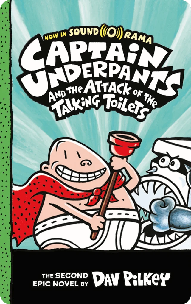 Captain Underpants Pack AudioBook Cards Yoto Lil Tulips