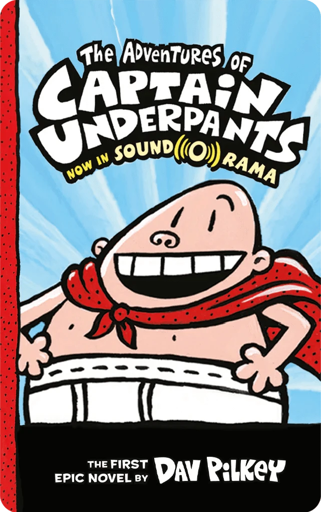 Captain Underpants Pack AudioBook Cards Yoto Lil Tulips