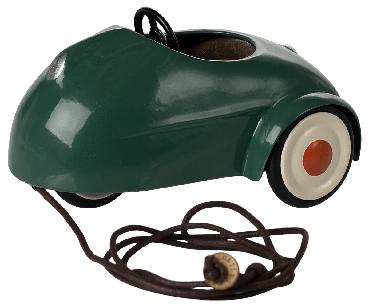 Car, Mouse - Dark green Maileg Lil Tulips
