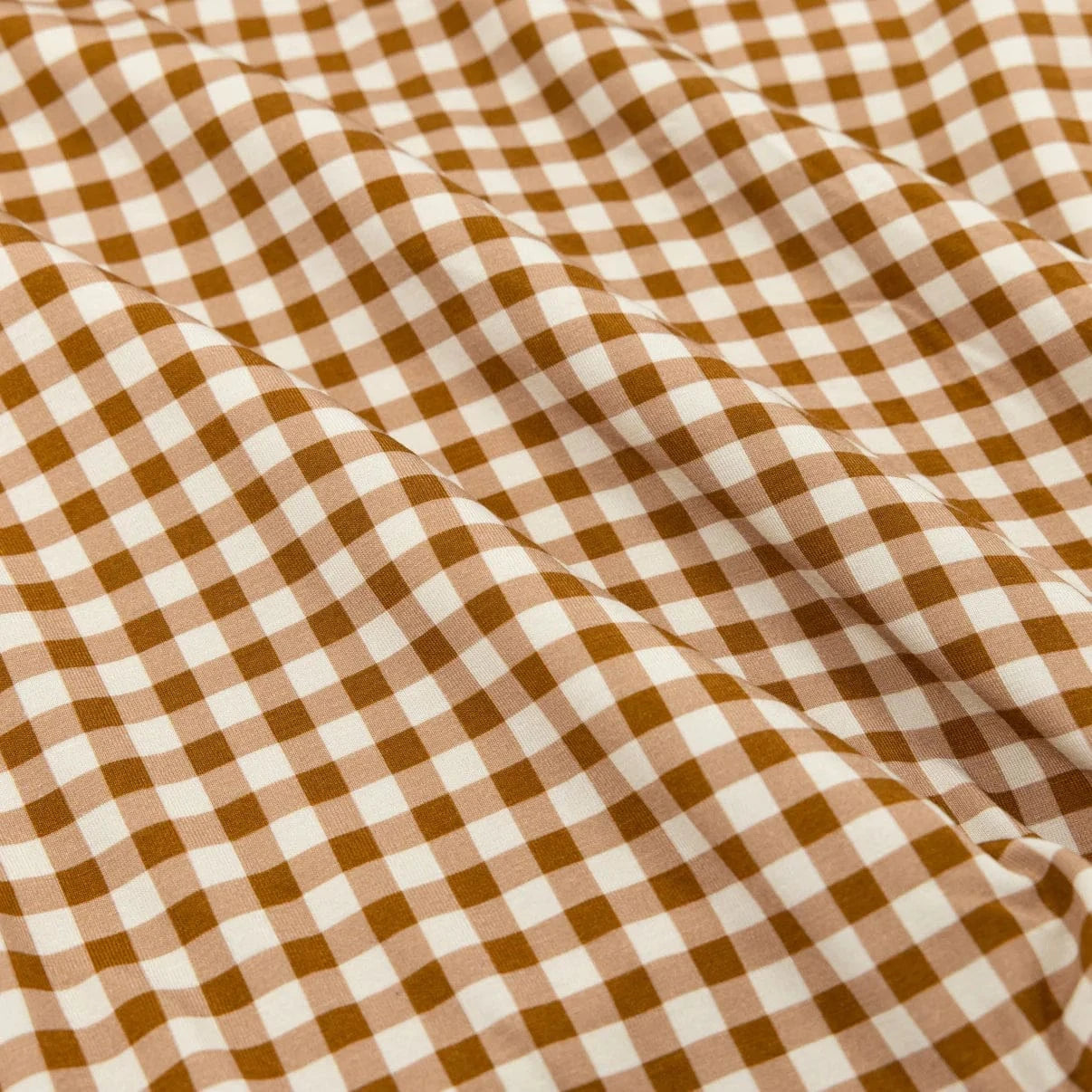Caramel Small Gingham Zip Romper Brave Little Ones Lil Tulips