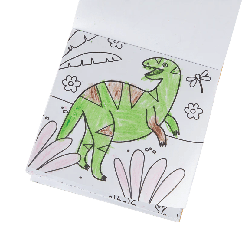 Carry Along Coloring Book Set - Dinoland OOLY Lil Tulips