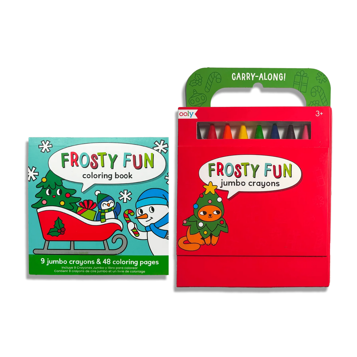 Carry-Along Coloring Book Set - Frosty Fun OOLY Lil Tulips