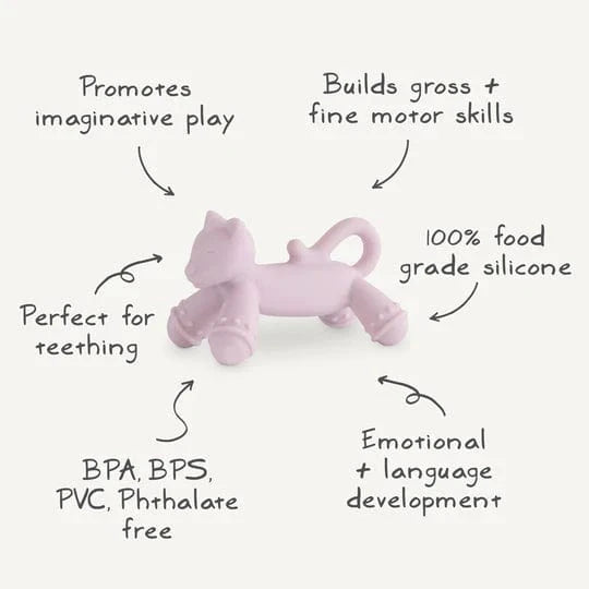 Cat Figurine Teether Mushie Lil Tulips