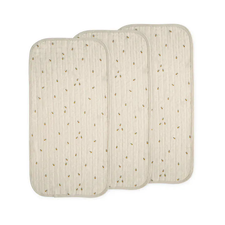 Changing Pad Liner 3-Pack Bees Combo Mushie Lil Tulips