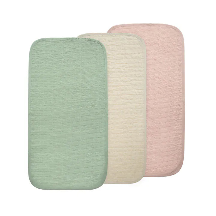 Changing Pad Liner 3-Pack Blush Combo Mushie Lil Tulips