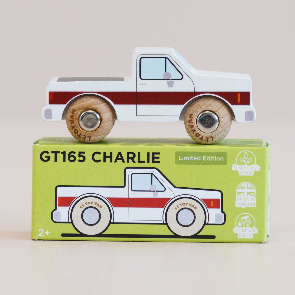 Charlie Wooden Vehicle (GT165) Le Toy Van Lil Tulips
