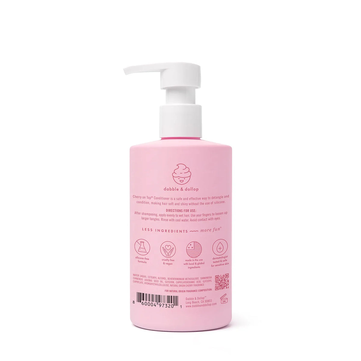 Cherry on Top Hair Conditioner Dabble & Dollop Lil Tulips