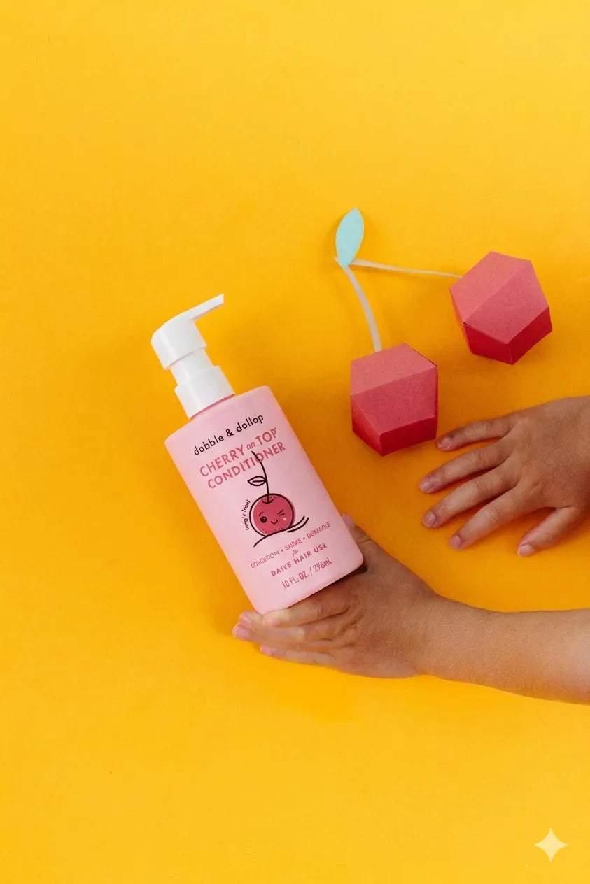 Cherry on Top Hair Conditioner Dabble & Dollop Lil Tulips