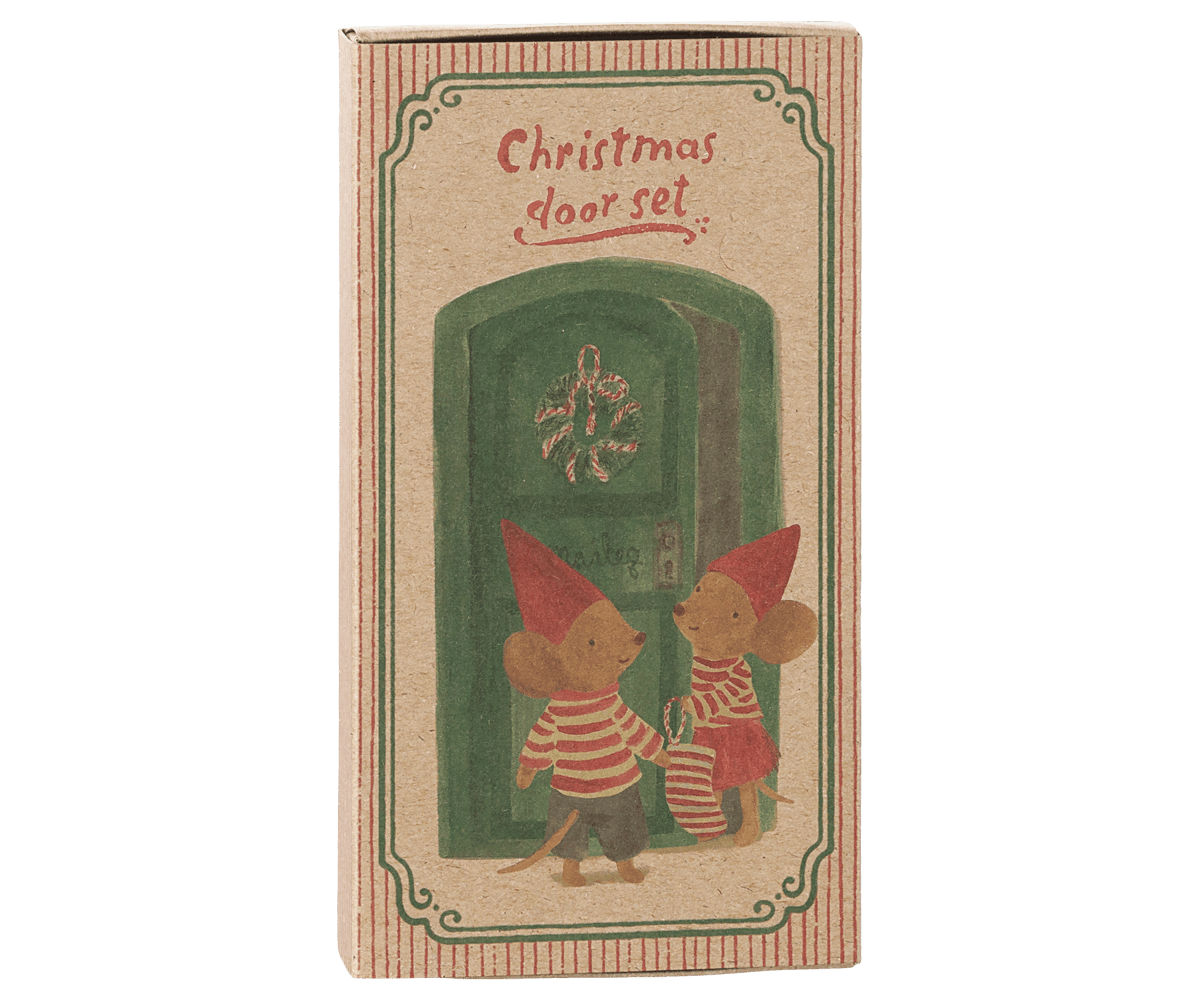 Christmas door set, Mouse Maileg Lil Tulips