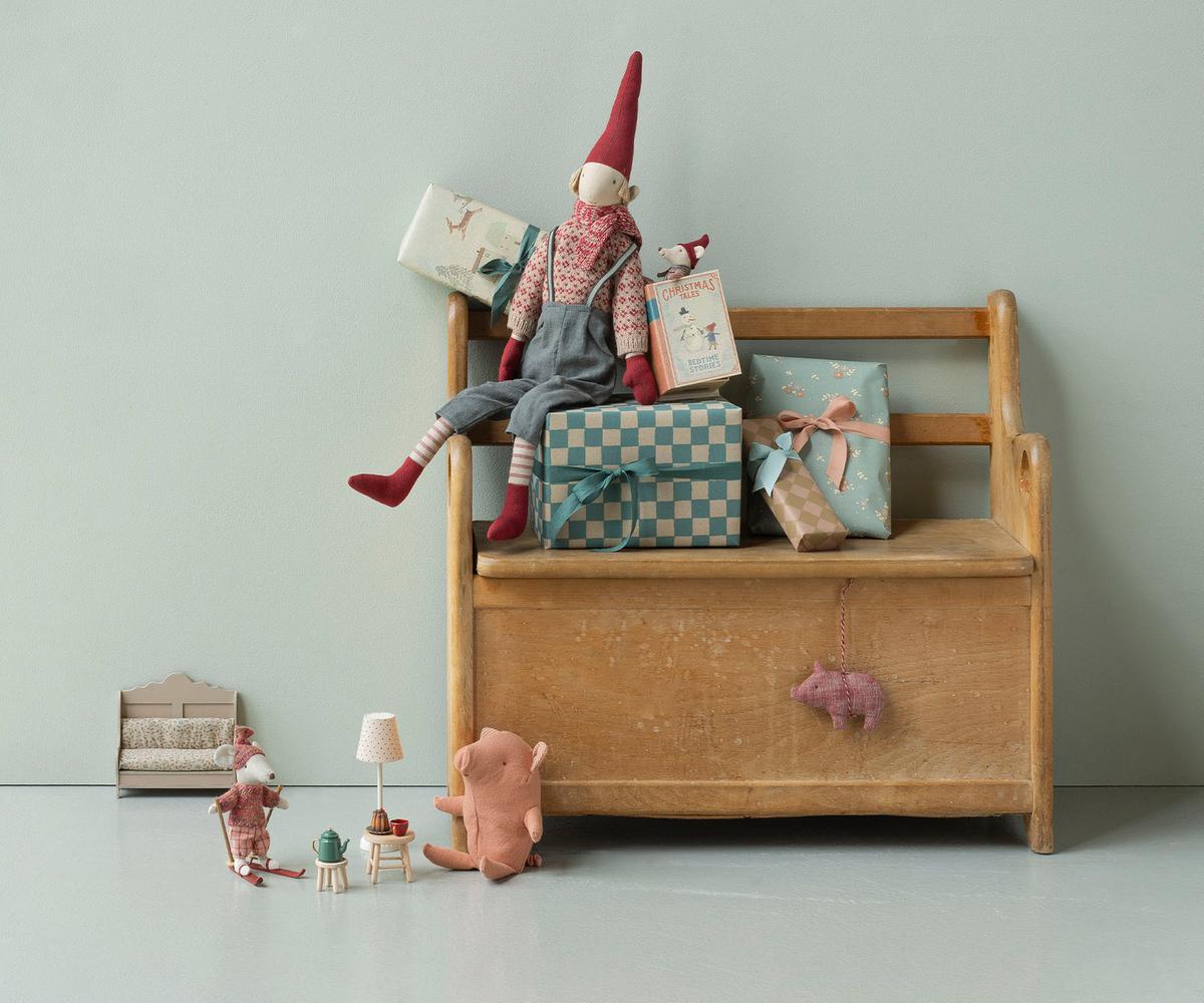Christmas mouse, Baby in book Default Maileg Lil Tulips