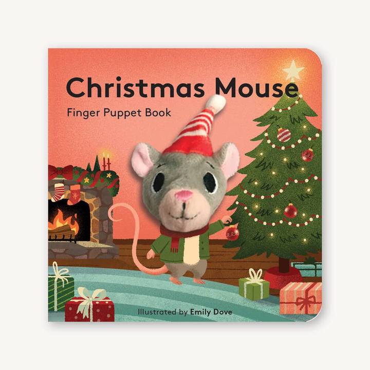 Christmas Mouse: Finger Puppet Book Chronicle Books Lil Tulips