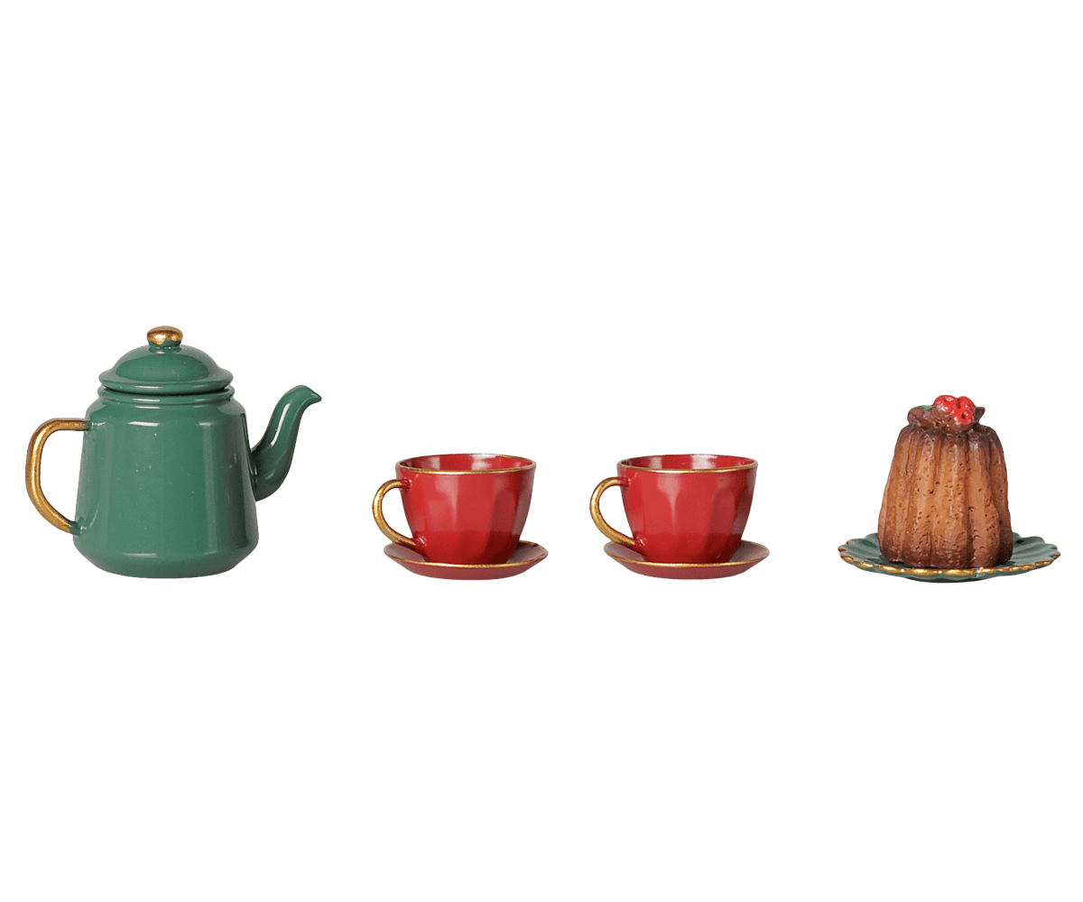 Christmas tea party, Mouse - Red/Green Maileg Lil Tulips