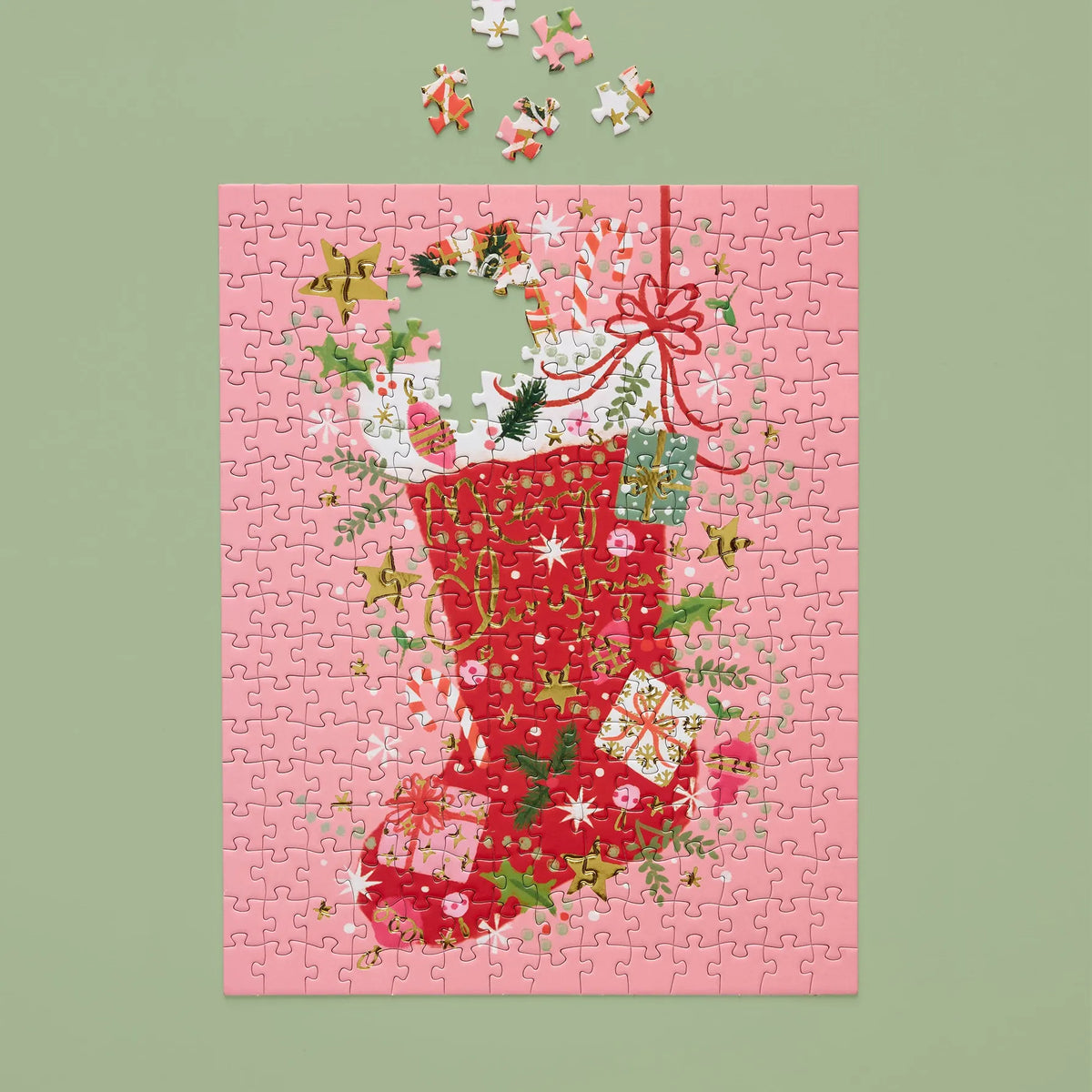 Christmas Wishes 250 Piece Puzzle Set of 3 WerkShoppe Lil Tulips