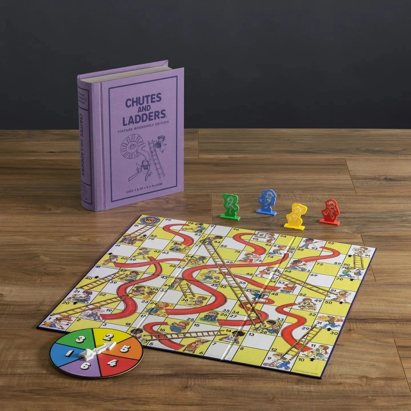 Chutes and Ladders Vintage Bookshelf Edition WS Game Company Lil Tulips