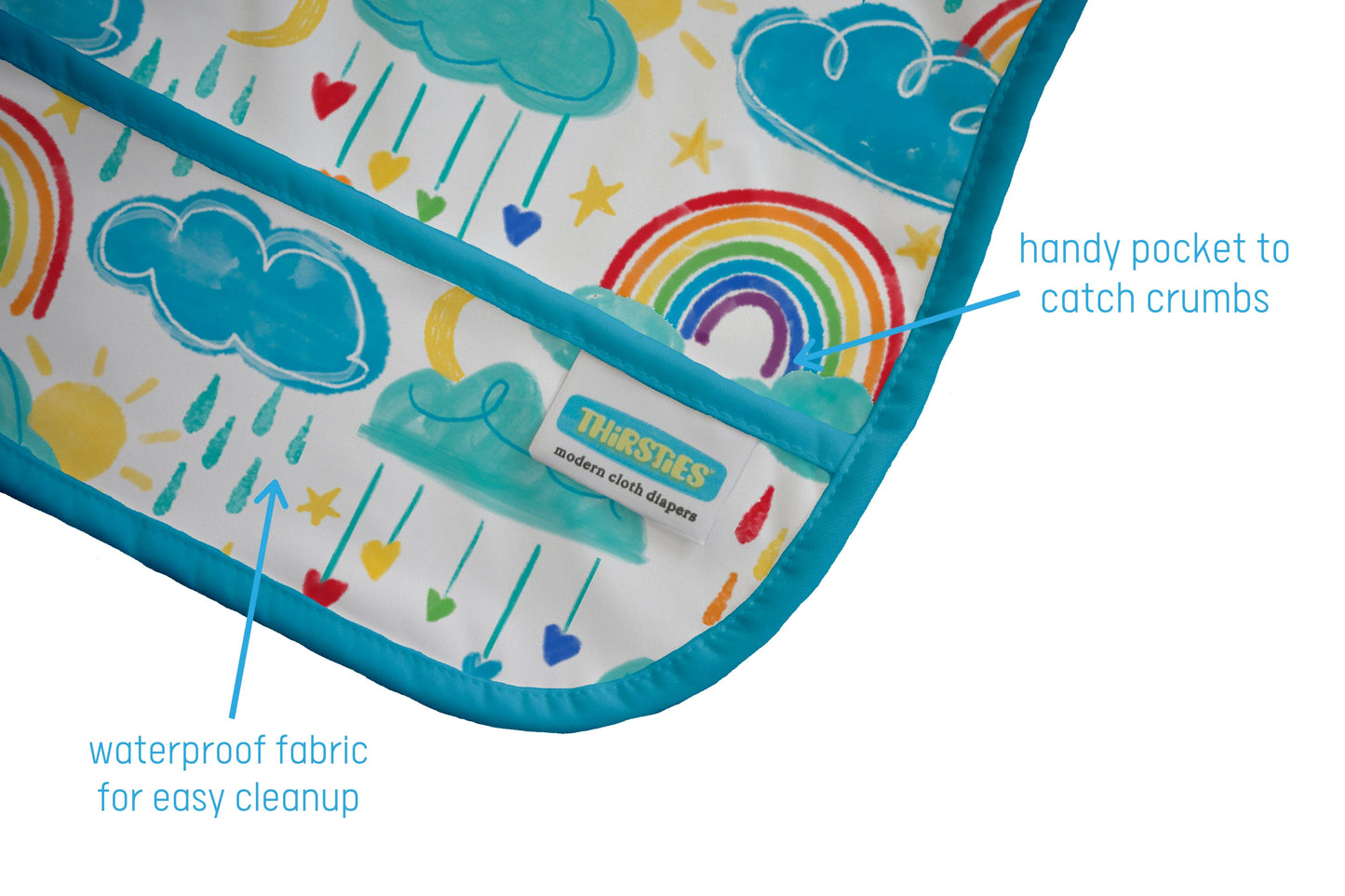 Cicada Pocket Bib Thirsties Bibs Lil Tulips