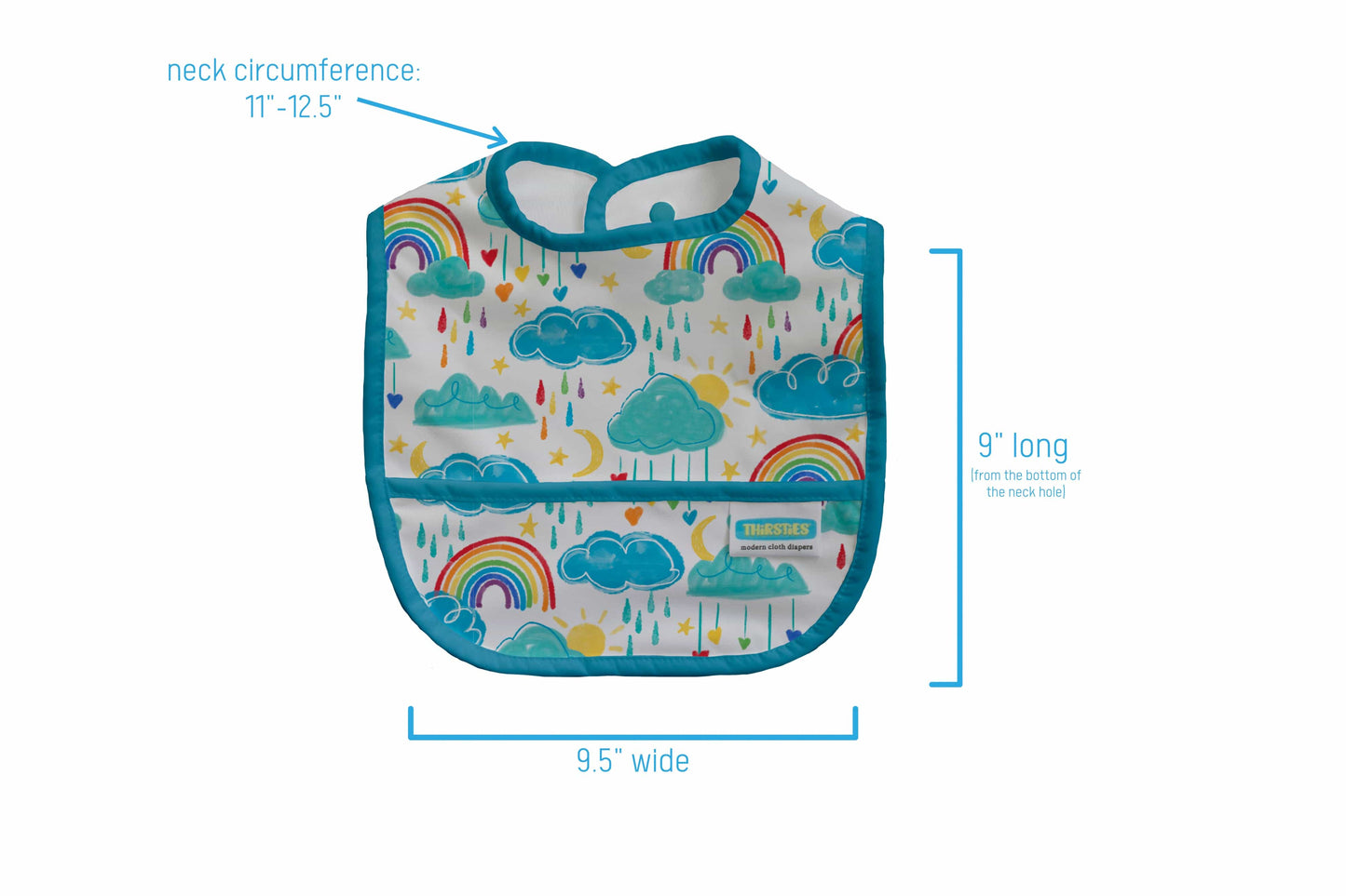 Cicada Pocket Bib Thirsties Bibs Lil Tulips