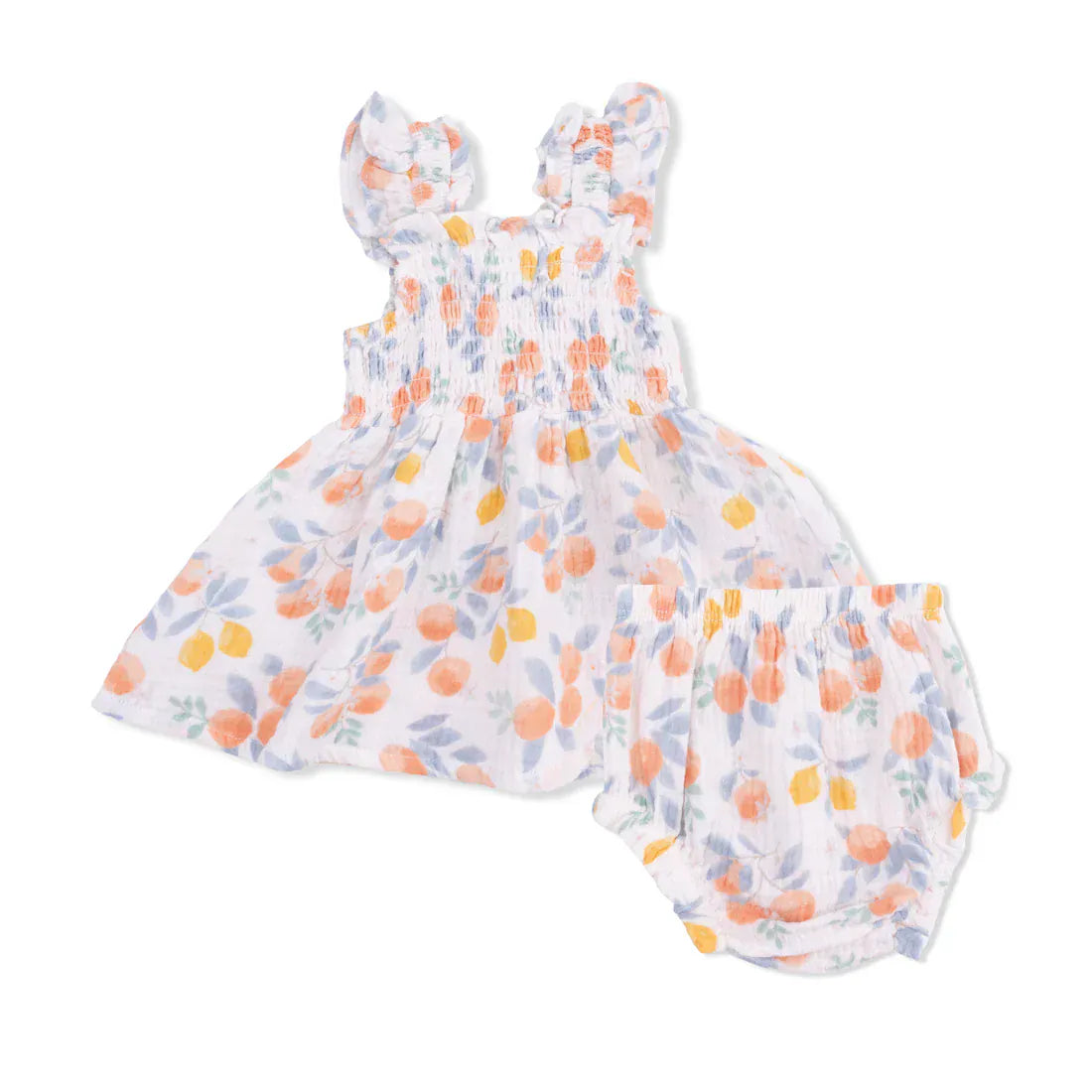 Citrus Floral - Baby Doll Tunic and Bloomer Set Angel Dear Lil Tulips