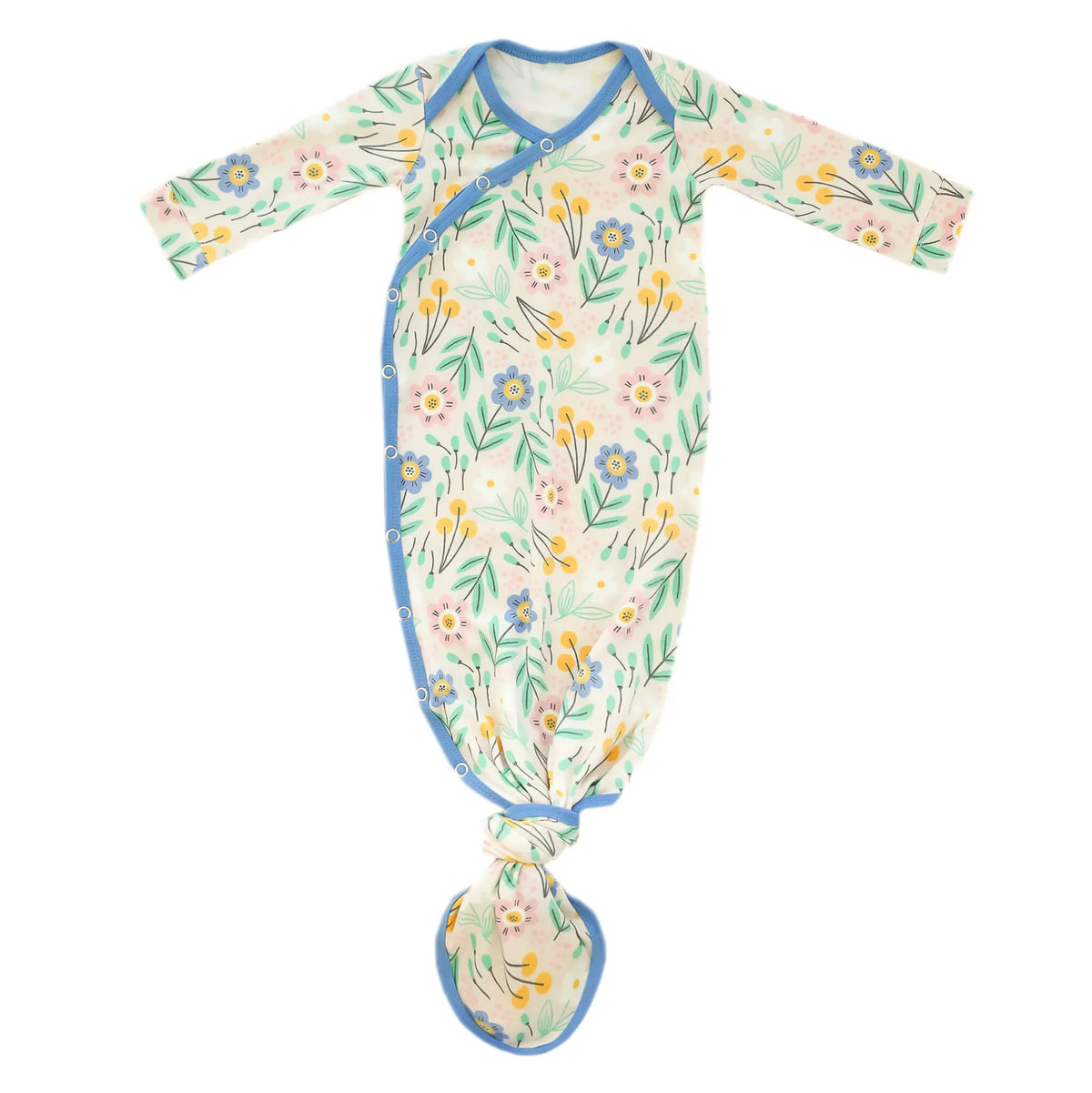 Clara Newborn Knotted Gown Copper Pearl Lil Tulips