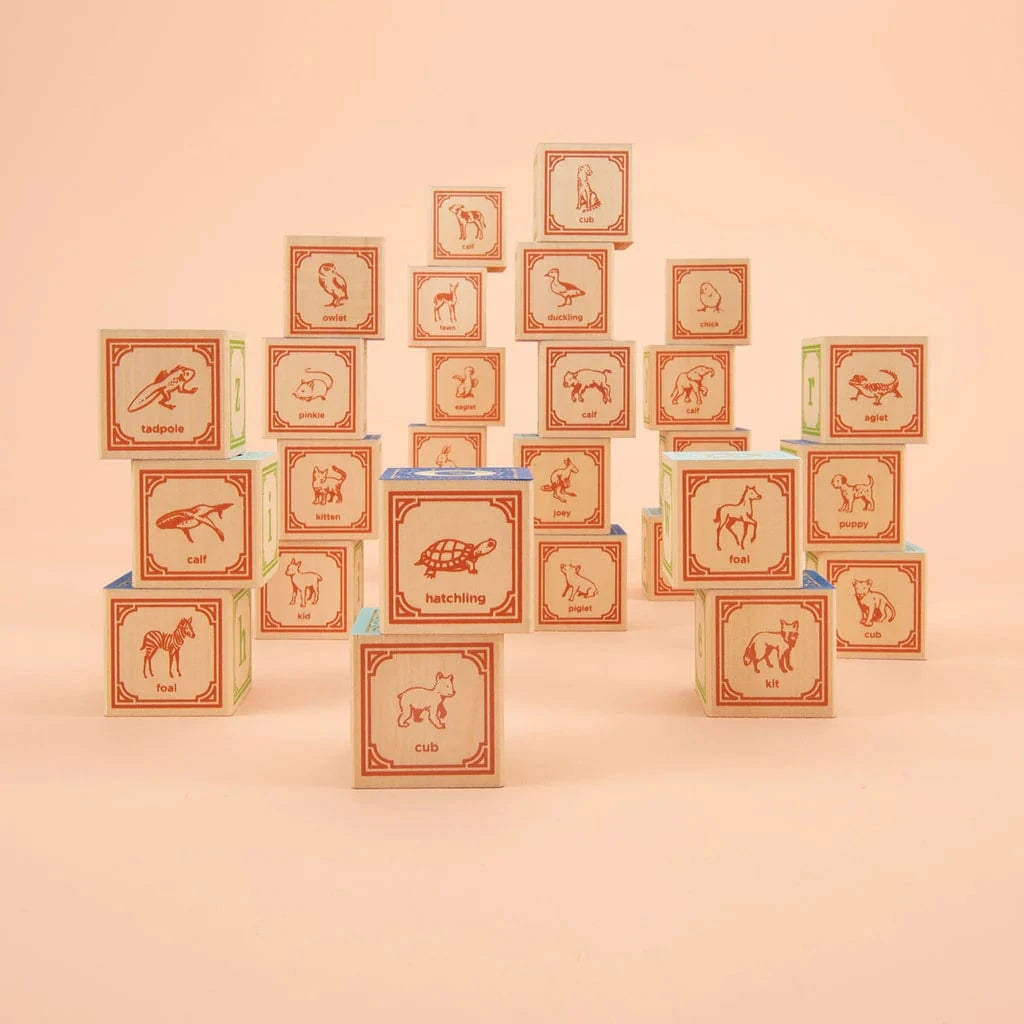 Classic Lowercase ABC Blocks Uncle Goose Lil Tulips