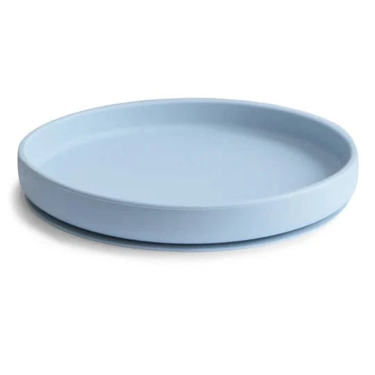 Classic Silicone Suction Plate (Powder Blue) Mushie Lil Tulips