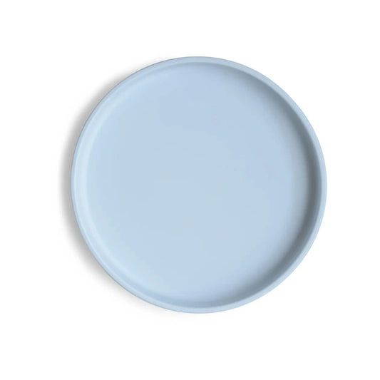 Classic Silicone Suction Plate (Powder Blue) Mushie Lil Tulips
