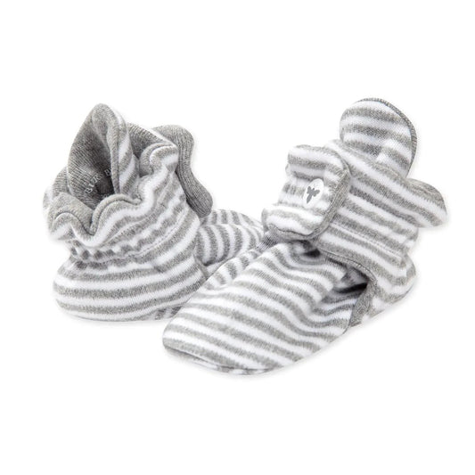 Classic Stripe Organic Cotton Baby Booties Burt's Bees Baby Lil Tulips