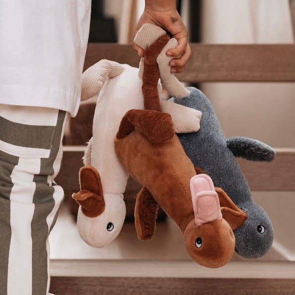 Claude Duck Plush Toy and the little dog laughed Lil Tulips
