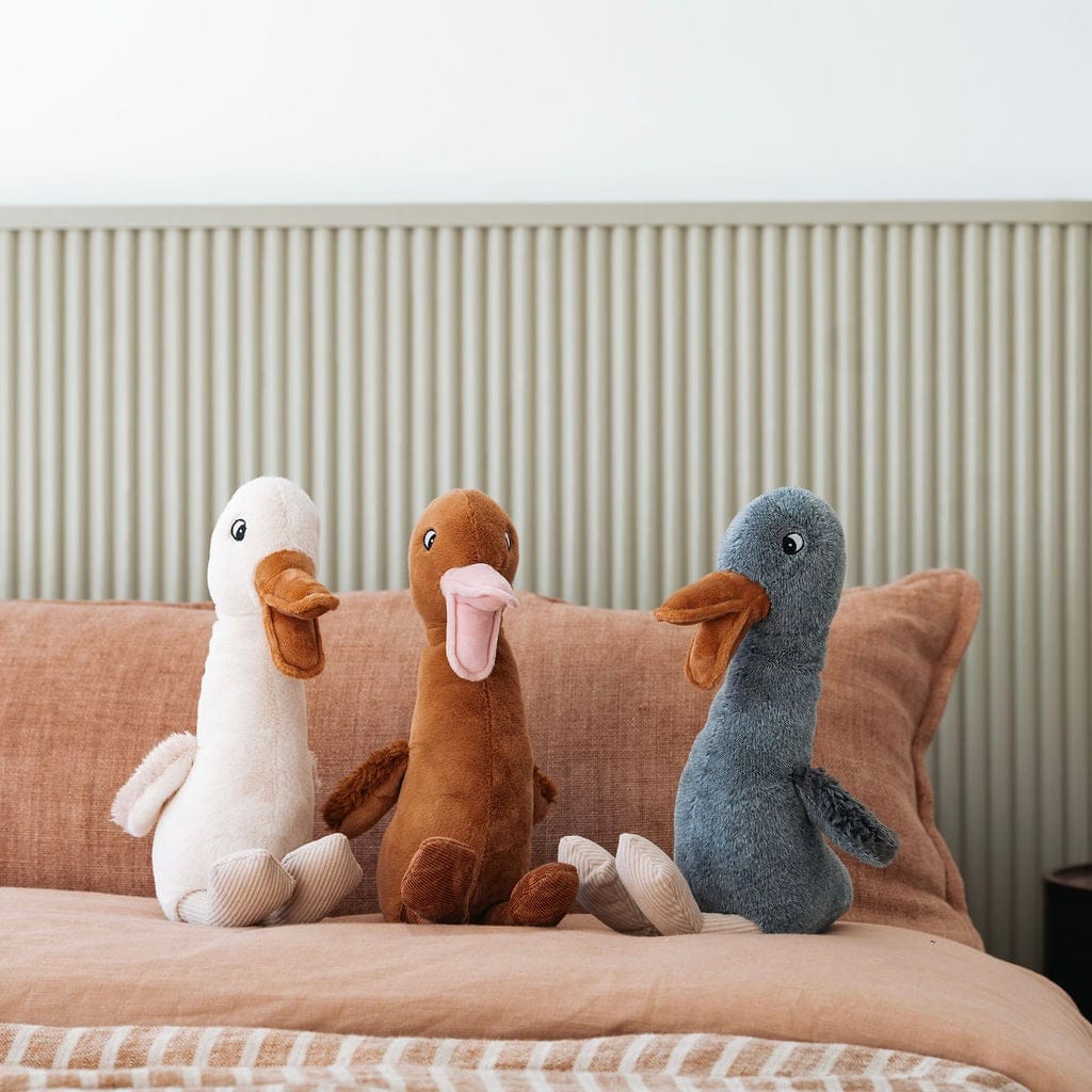 Claude Duck Plush Toy and the little dog laughed Lil Tulips